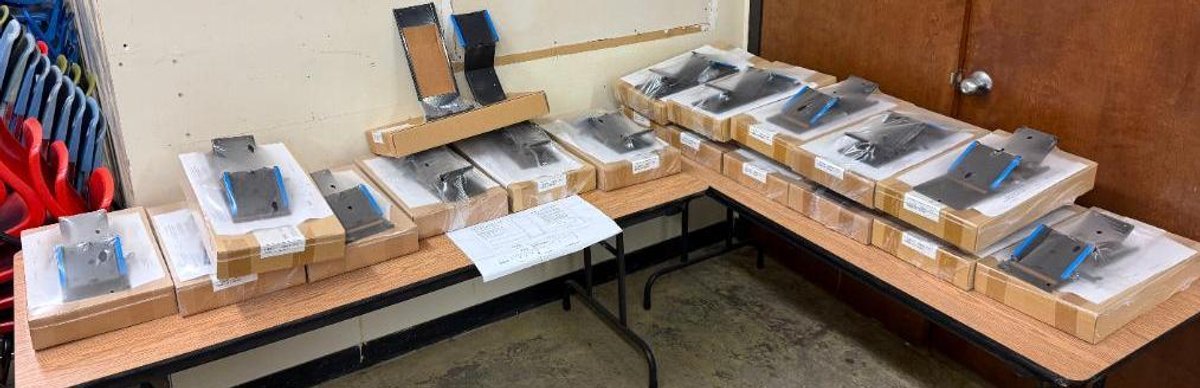 Lot of 18, New, MDF Keyboard Tray w/ Palm Rest & Mouse Platform, NIB, NOS No. 26642 175