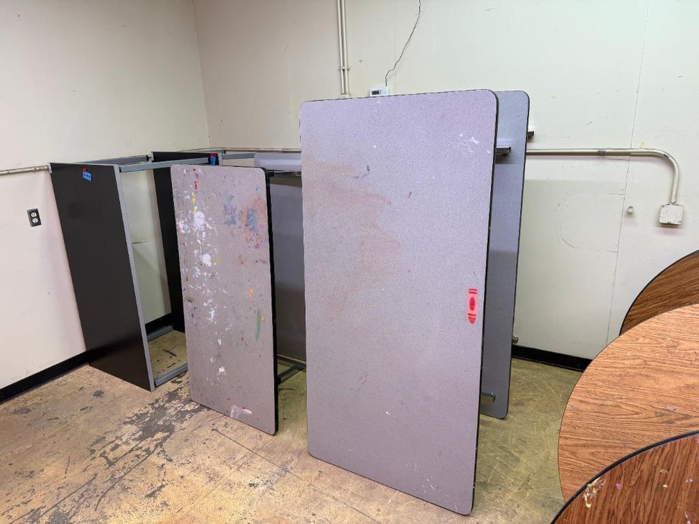 Lot of 6, Adjustable Height Work Tables