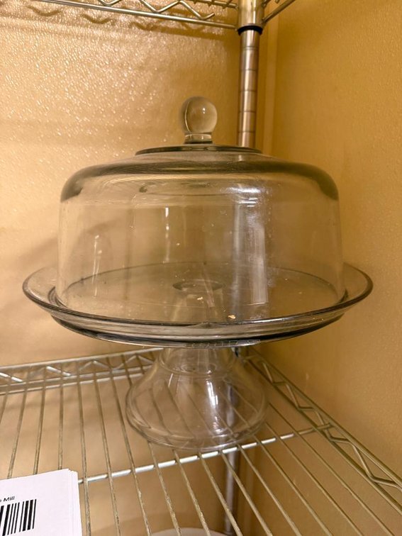 Threshold 2pc Cake Stand w/ Glass Dome