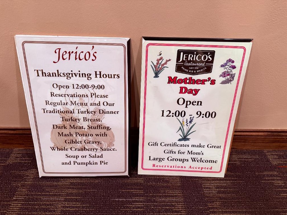 Pair of Jerico's Signs, Thanksgiving and Mother's Day