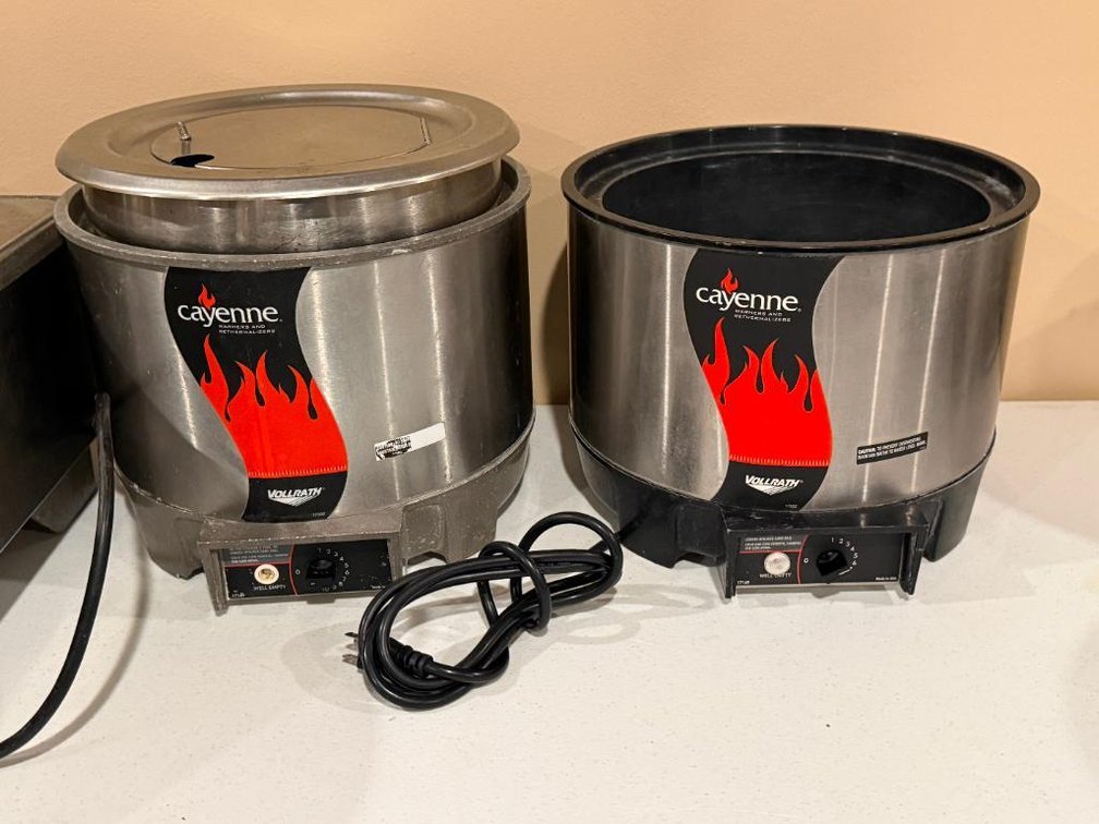 Lot of 2, Vollrath Food Warmers Model HS-11