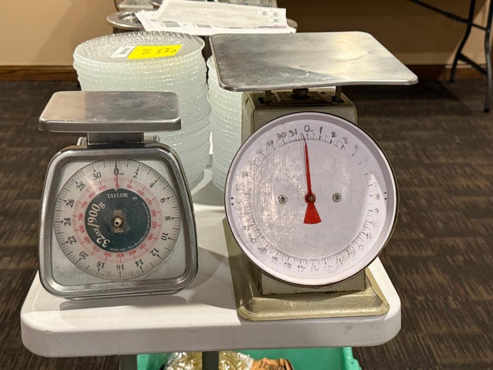 Pair of Kitchen Scales, Portion/Food Scales