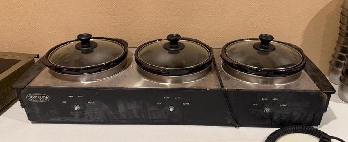 Nostalgia 3-Unit Food Warmer