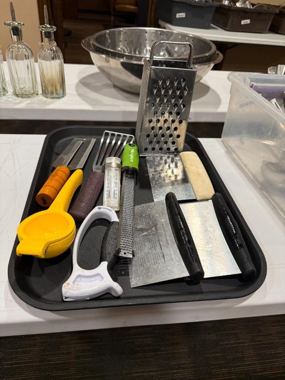 Group of Kitchen Supplies