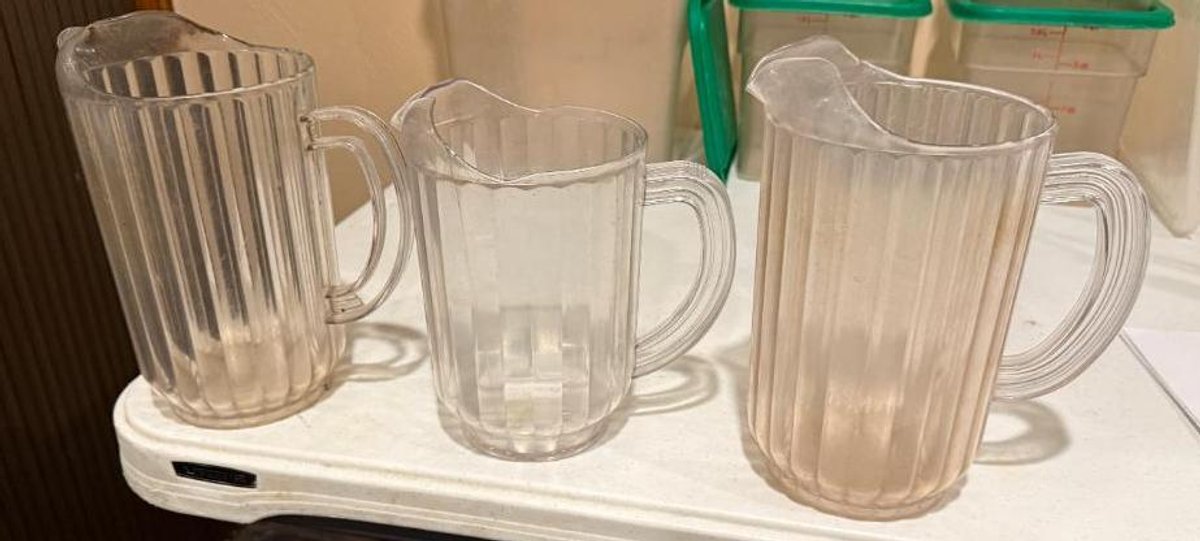 Lot of 3, Beverage or Water Pitches