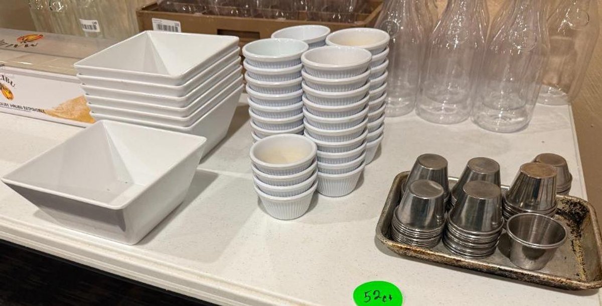 Stainless Steel Ramekins, Cups, Bowls