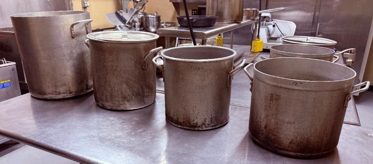 Four Stock Pots