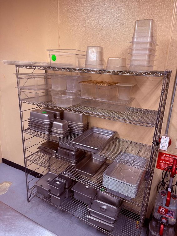 Large Selection of Stainless Steel Steam Pans, Cold Food Pans, Foil Trays - See List Below