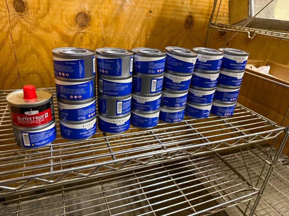 Lot of 26, Chafing Fuel