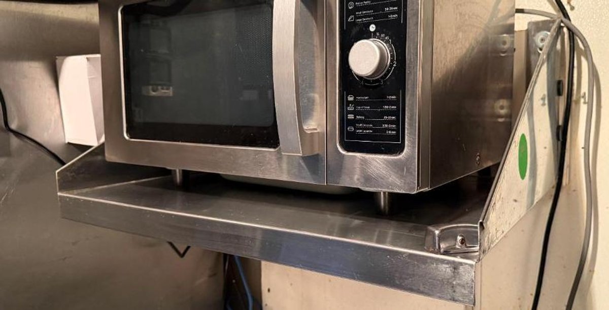 Stainless Steel Wall-Mount Shelf 24in x 18in