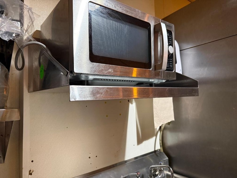 Stainless Steel Wall-Mount Shelf 24in x 18in