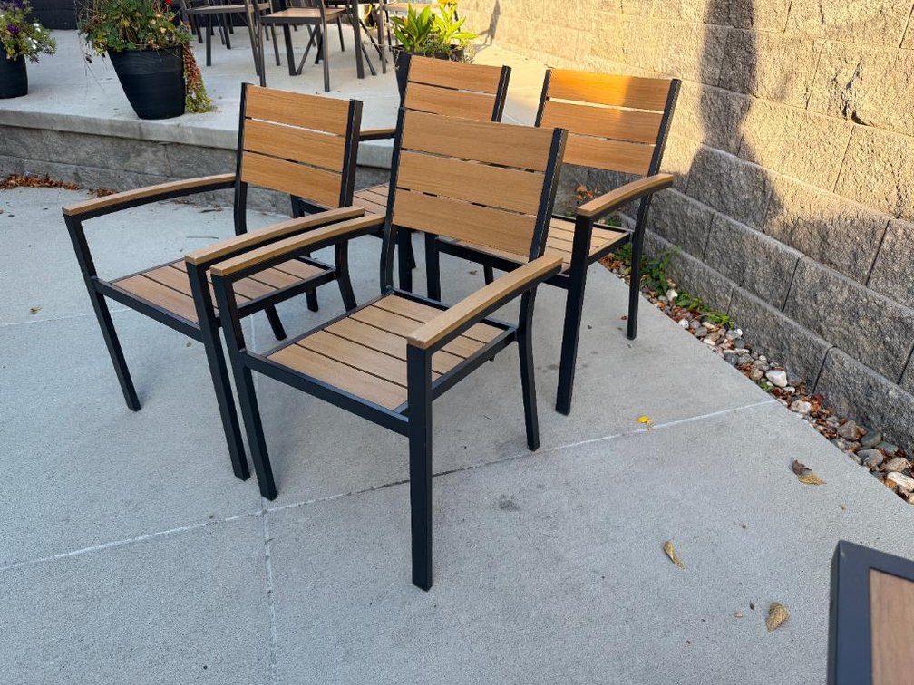 Lot of 4, Patio Chairs, Sold 4 x's High Bid, So Much Per Chair x's 4