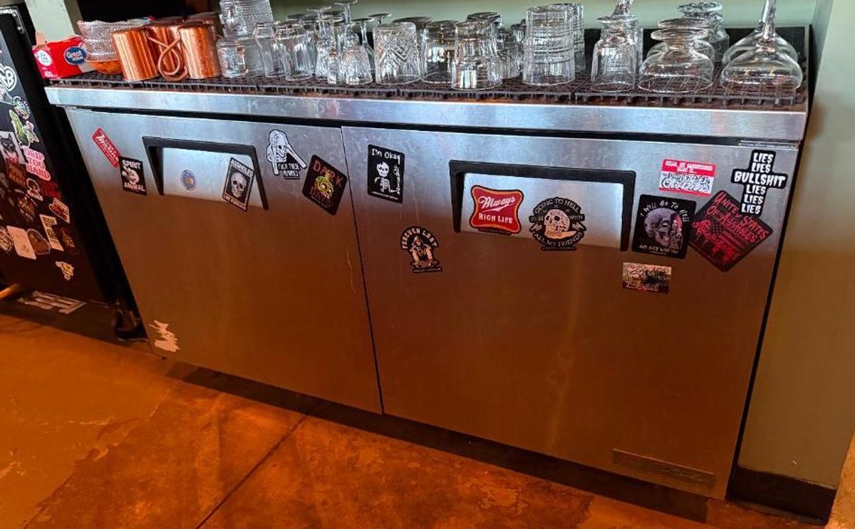 TRUE TUC-60F 2-Section Under-Counter Worktop Refrigerator, Mobile Base