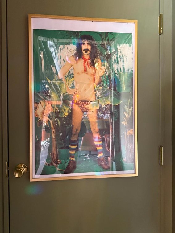 Frank Zappa Framed Poster 36in x 24in