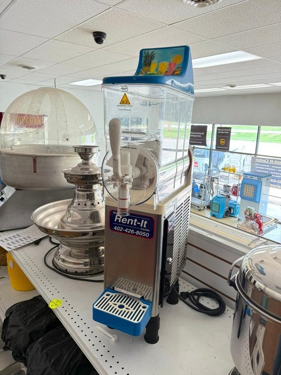 Sencotel GHZ-114FF Beverage Cooler, Single Barrel / Tank Frozen Drink, Slush, Margarita Machine