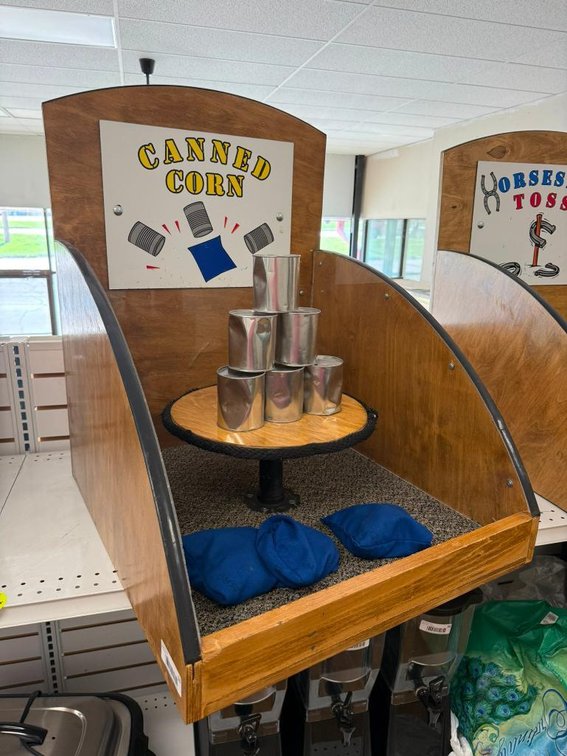 Carnival Bean Bag Toss Canned Corn Game