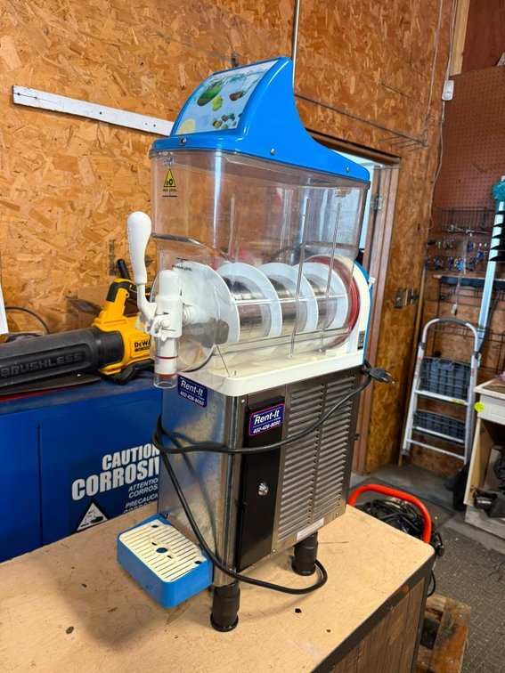 Sencotel GHZ-114FF Beverage Cooler, Single Barrel / Tank Frozen Drink, Slush, Margarita Machine