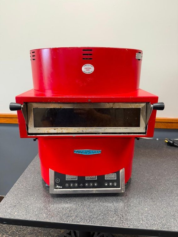 TurboChef Model 941-004-00 Fire Artisan Pizza Oven, Electric Red Countertop Ventless Pizza Oven