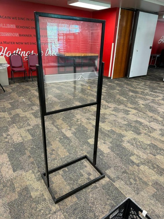 Metal Sign Standard for Inserts, 62in H