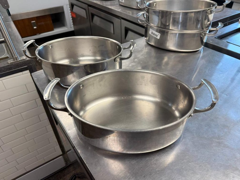 Lot of 2, Vollrath 49452 Miramar Display Cookware 5.1 Qt. Oval Au Gratin Vessels