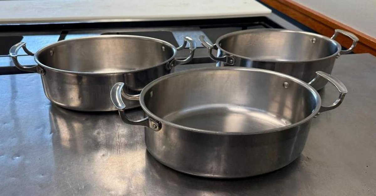Lot of 3, Vollrath 49452 Miramar Display Cookware 5.1 Qt. Oval Au Gratin Vessels