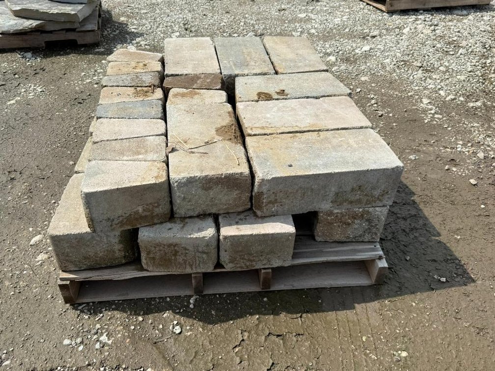 Two Pallets of Landscaping Pavers and Block
