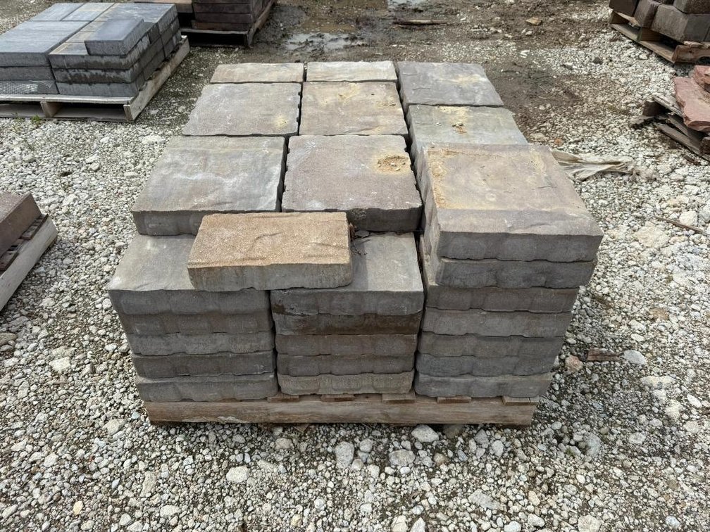 Two Pallets of Landscaping Pavers and Block