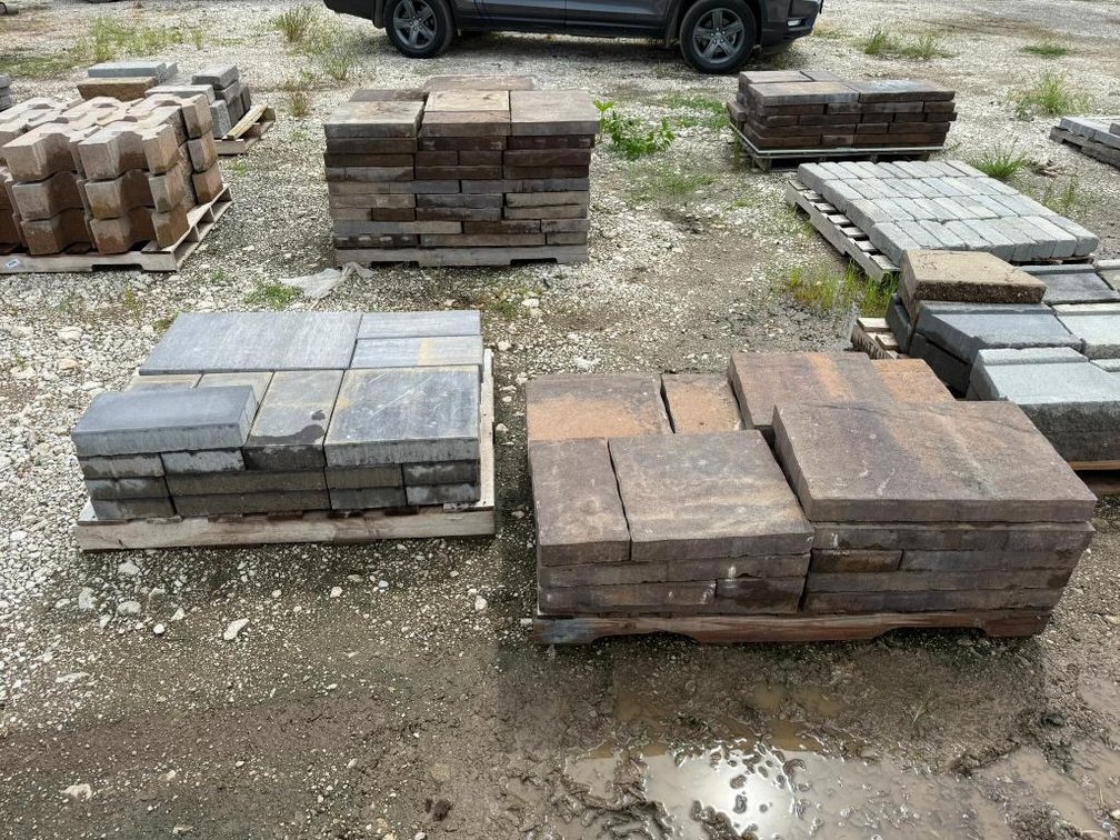 Six Pallets of Pavers and Landscaping Block