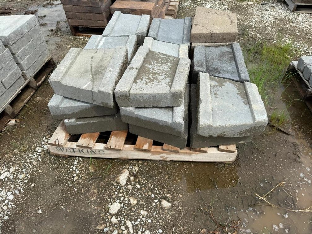 Two Pallets of Retaining Wall Block