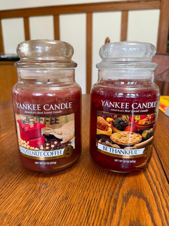 Two New Large Yankee Candles