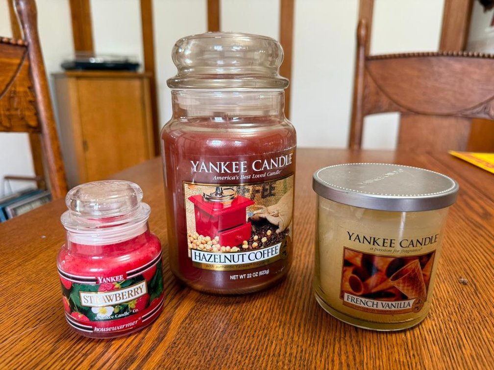 Three New Yankee Candles