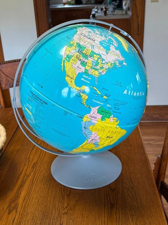 Nystrom School Globe