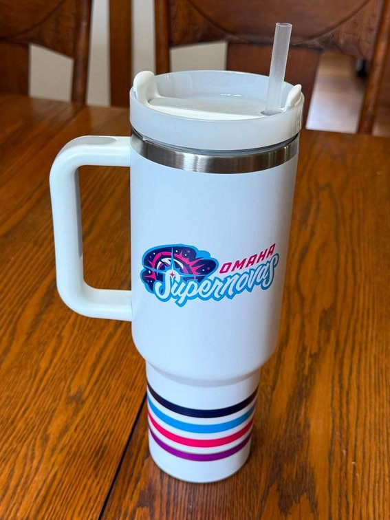 Omaha Supernovas Volleyball 40oz Tumbler