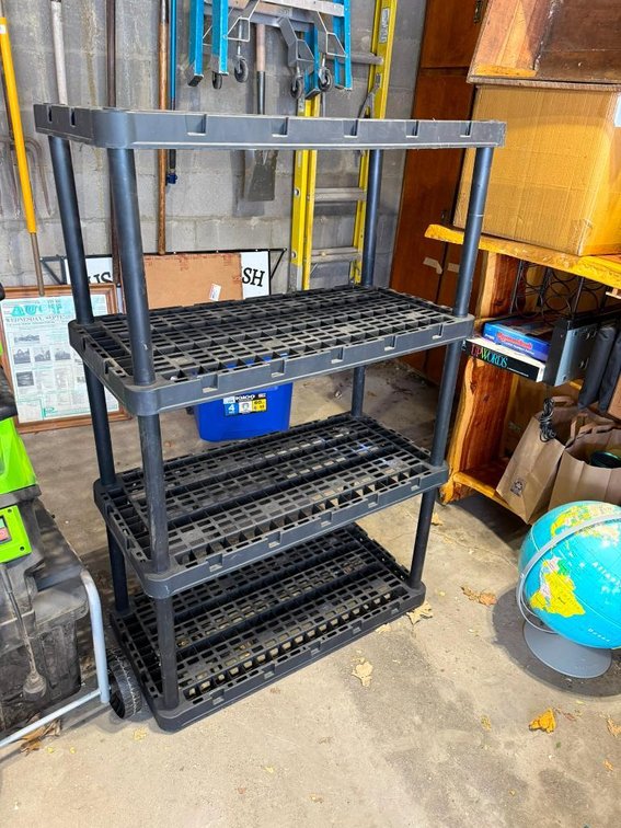 HD Shelving Unit, 55in H x 36in W x 18in D