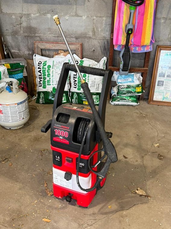 Clean Force 1800 PSI Power Washer, 1.5gpm, 1,800 PSI