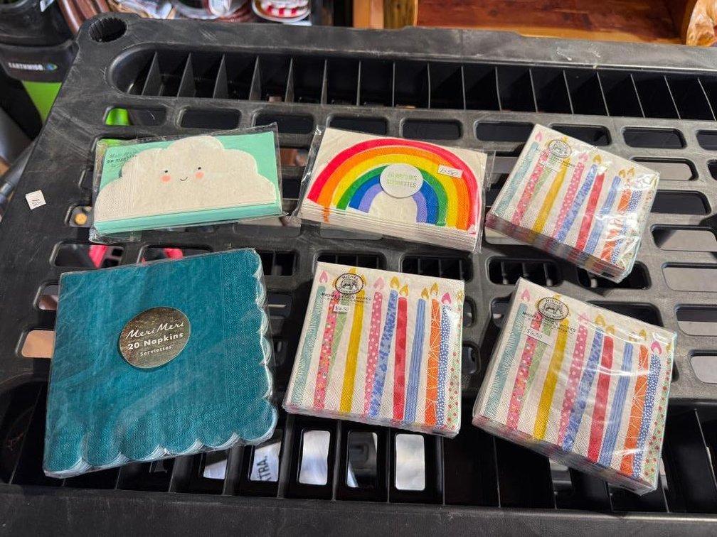 Six Packages of Party Napkins