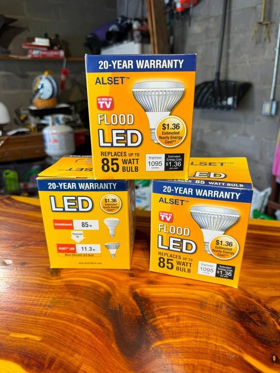 Lot of 3, New LED Flood Lights