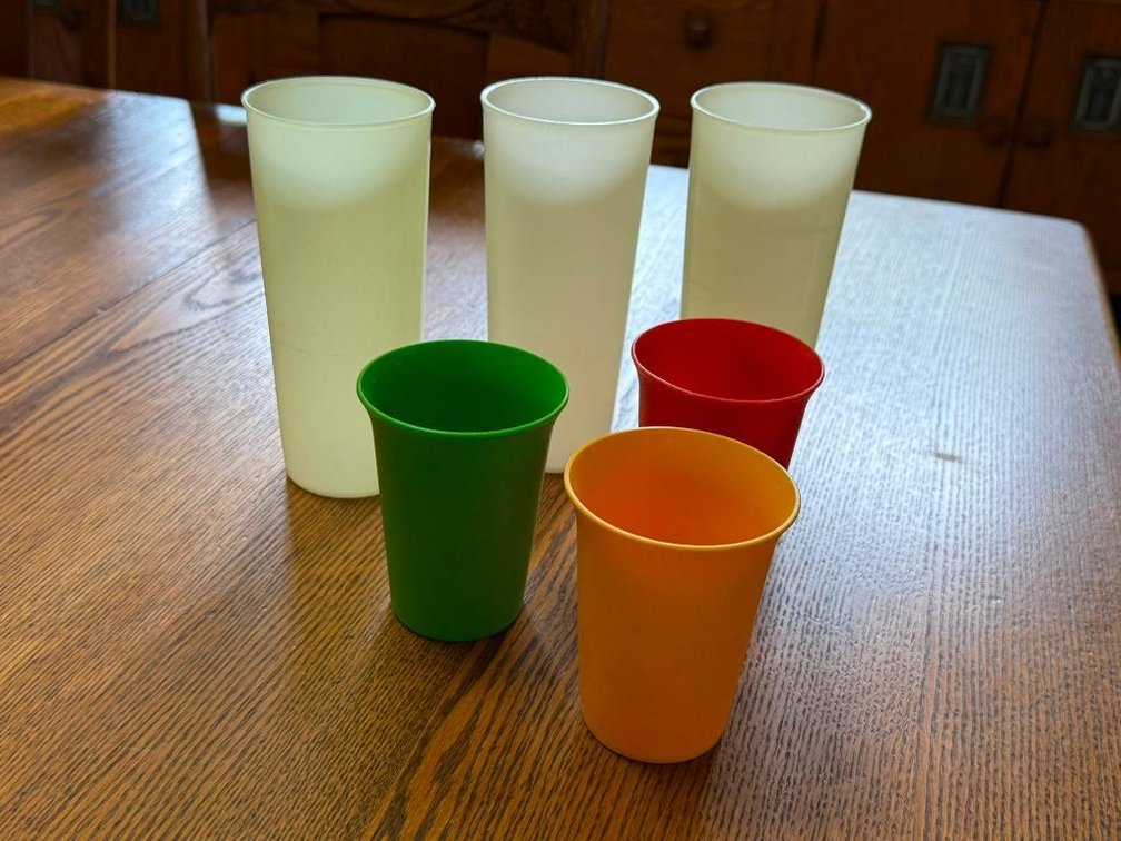 Vintage Tupperware Drink Tumblers