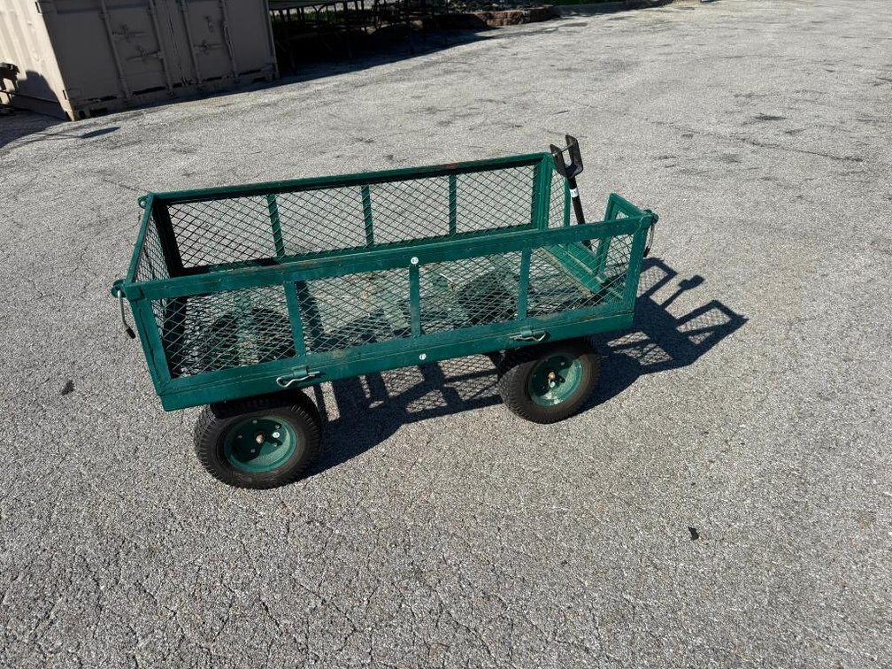 Mesh Wire Garden Cart / Wagon, Steel