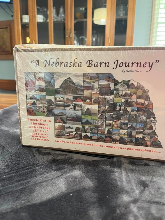 Nebraska Barn Journey Jigsaw Puzzle, 93 Pieces