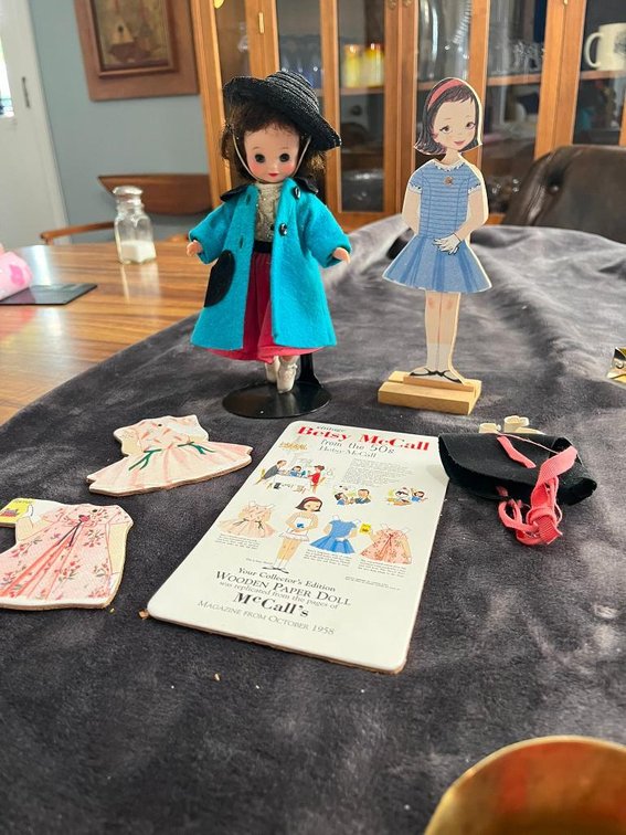 McCall's Wooden Paper Dolls