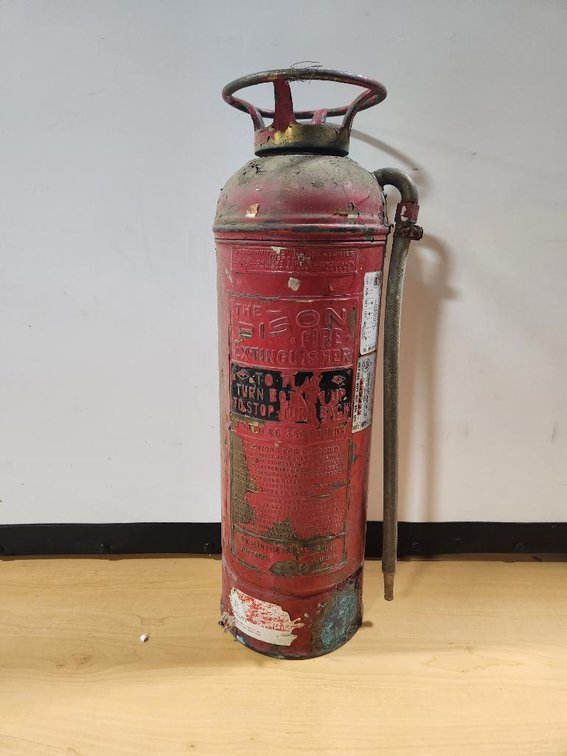 Bison Fire Extinguisher Company Vintage Fire Extinguisher