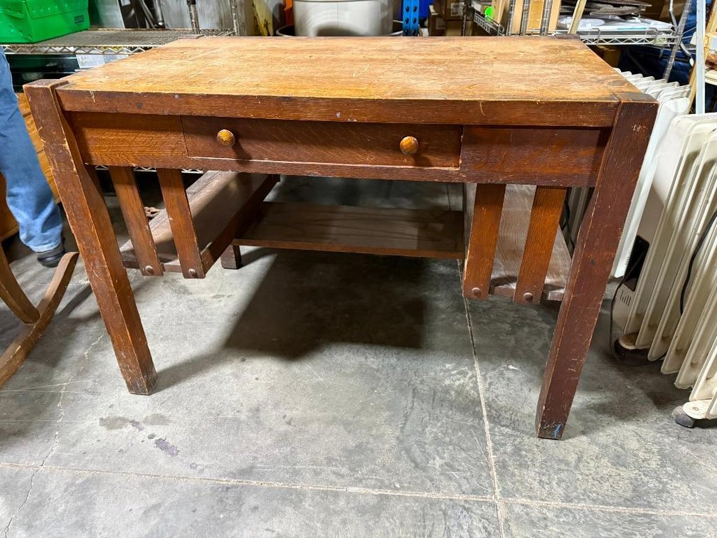 Antique Library Desk