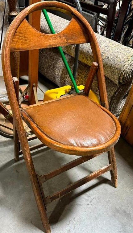 Vintage Bentwood Folding Chair