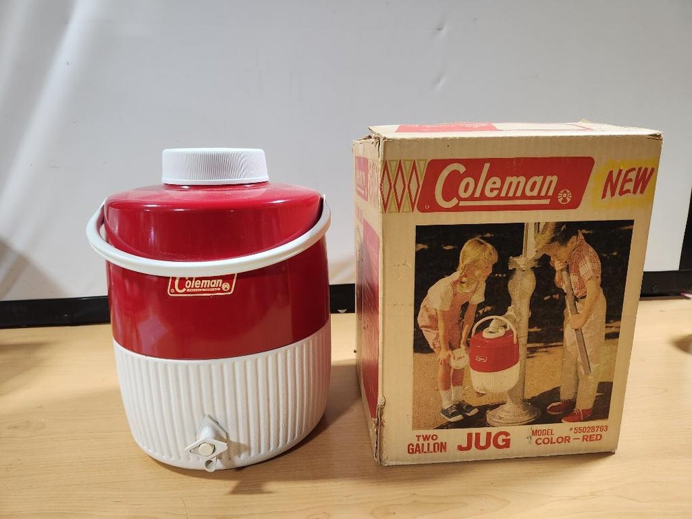 Vintage Coleman 2 Gallon Jug w/ Orig. Box