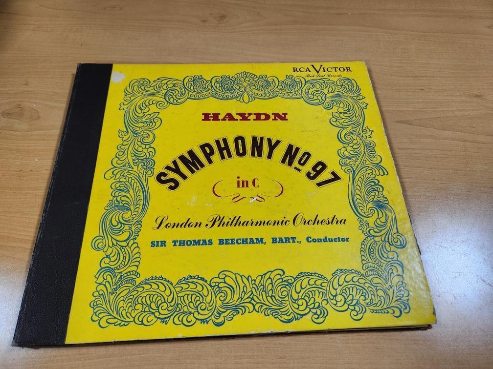 Haydn Symphony No. 97, 78rpm Record Set