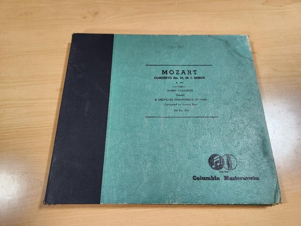 Mozart Concerto No. 24, In C Minor 78rpm Record Set