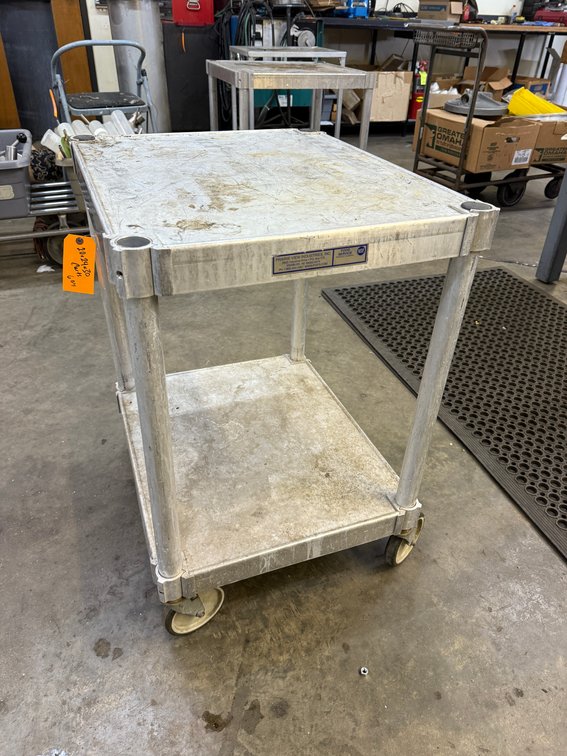 Metal Prairie View Industrial NSF Food Service Mobile Equipment Stand, 24in x 20in x 30in H