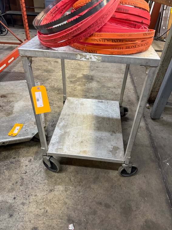 Metal Prairie View Industrial NSF Food Service Mobile Equipment Stand, 24in x 20in x 30in H