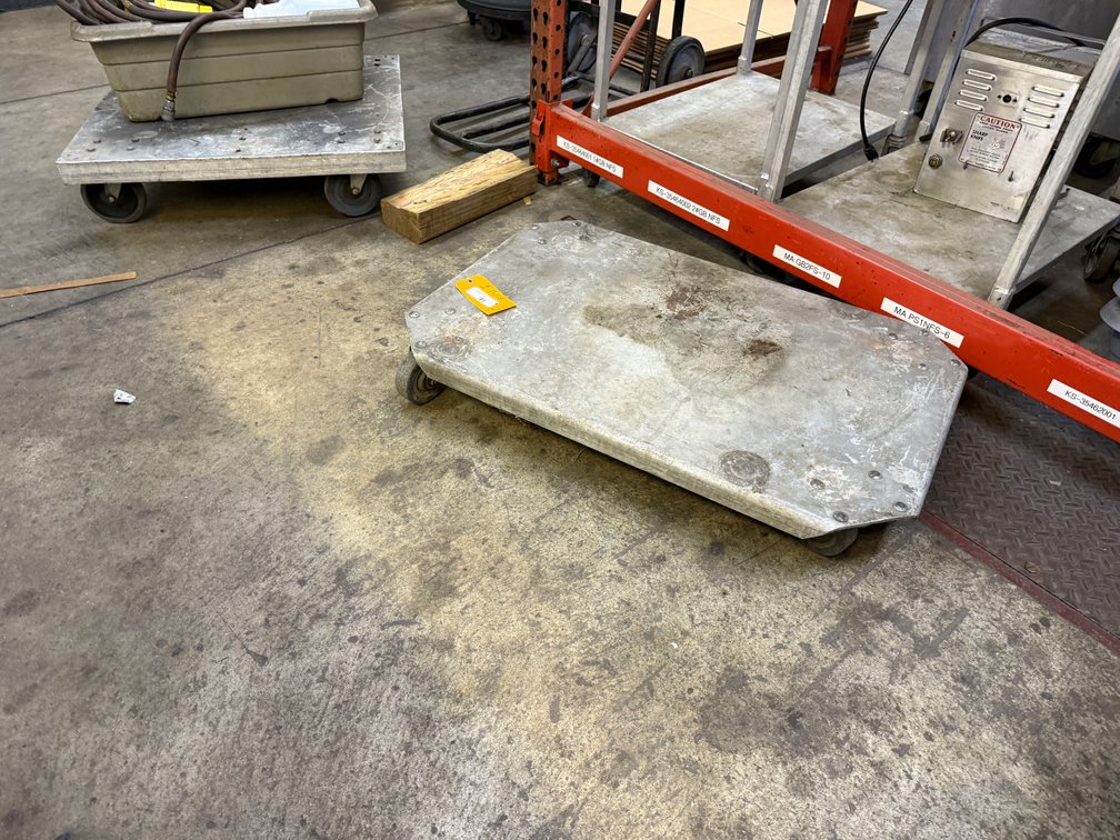 Flat Metal Four Wheel Dolly